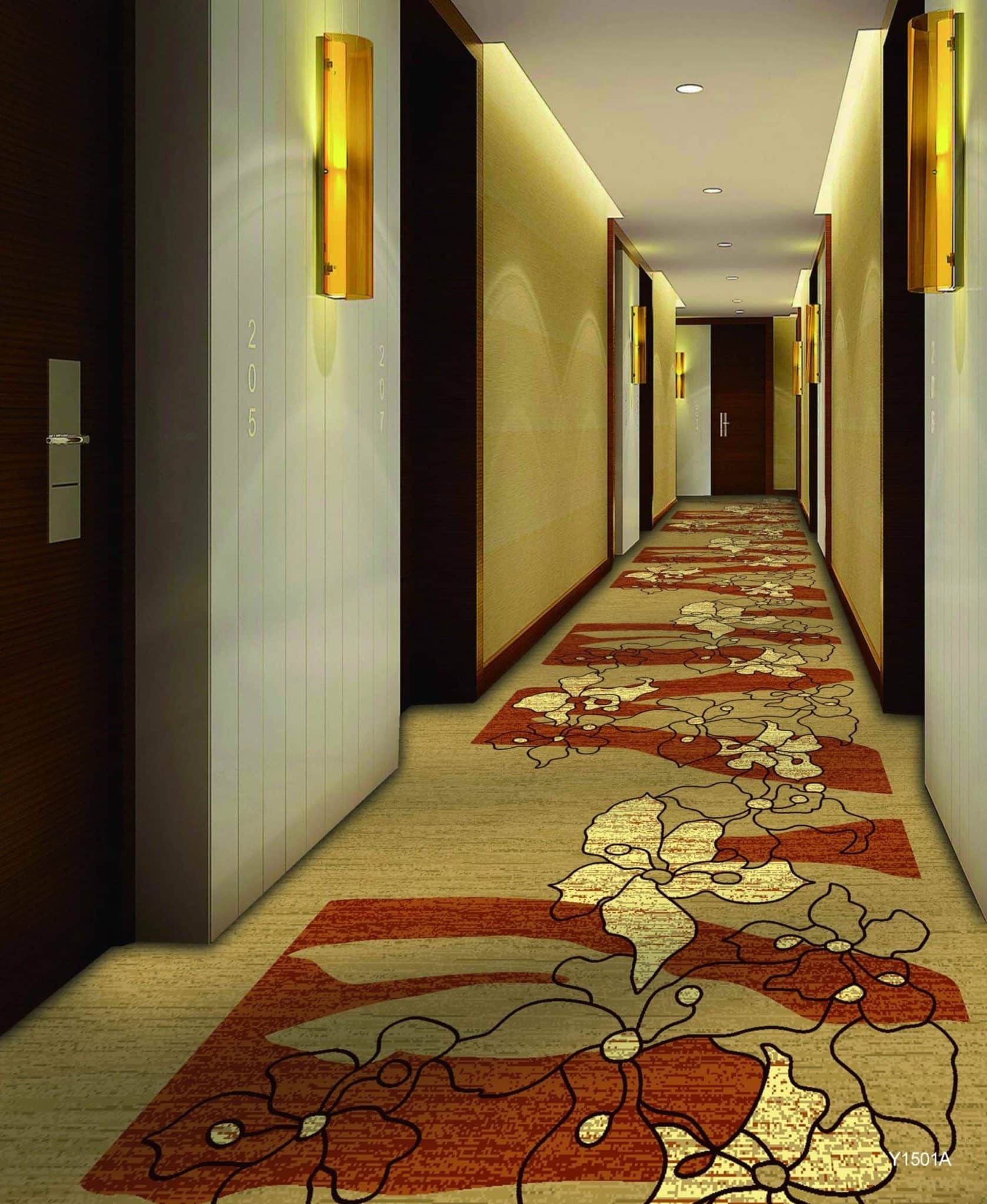 Thảm trải sàn khách sạn ở hành lang
