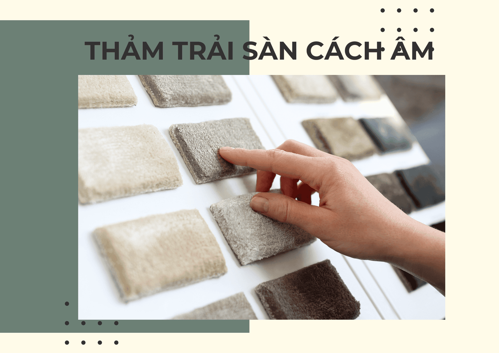 thảm trải sàn cách âm