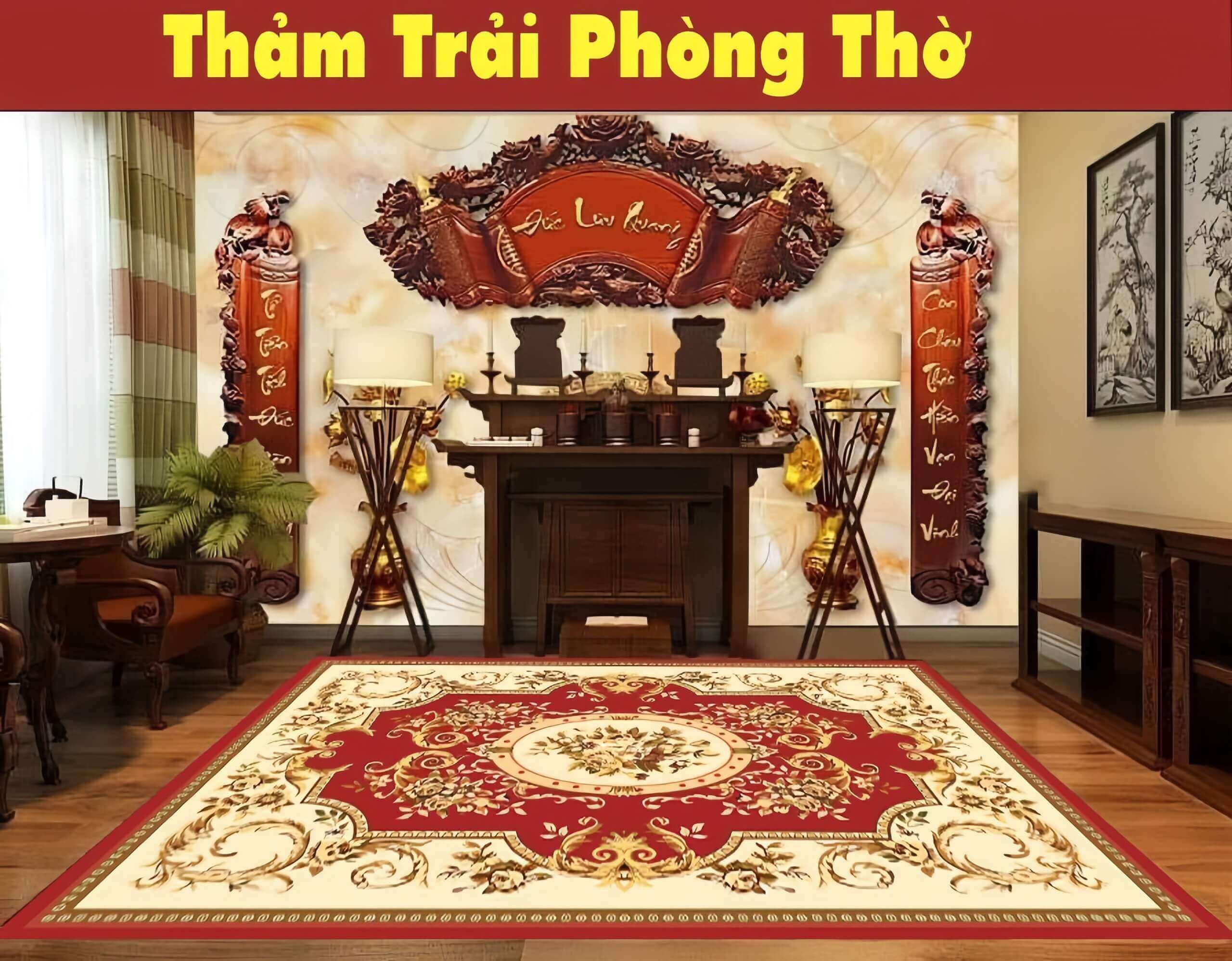 Thảm trải phòng thờ