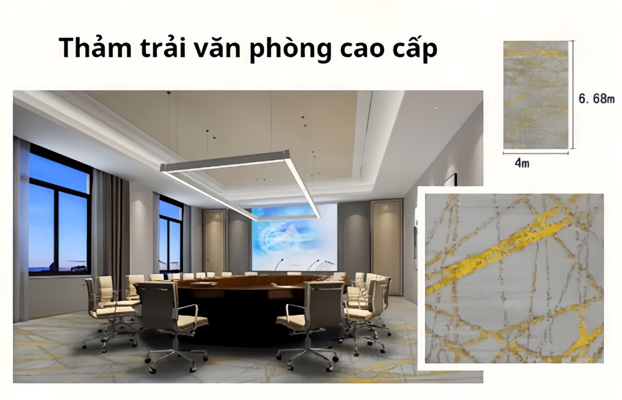 Thảm trải văn phòng cao cấp