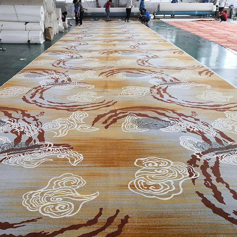 thảm nylon in hoa văn đẹp cho khách sạn
