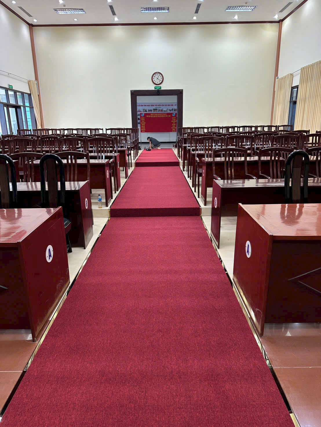 Thảm trải sàn dùng cho hội trường