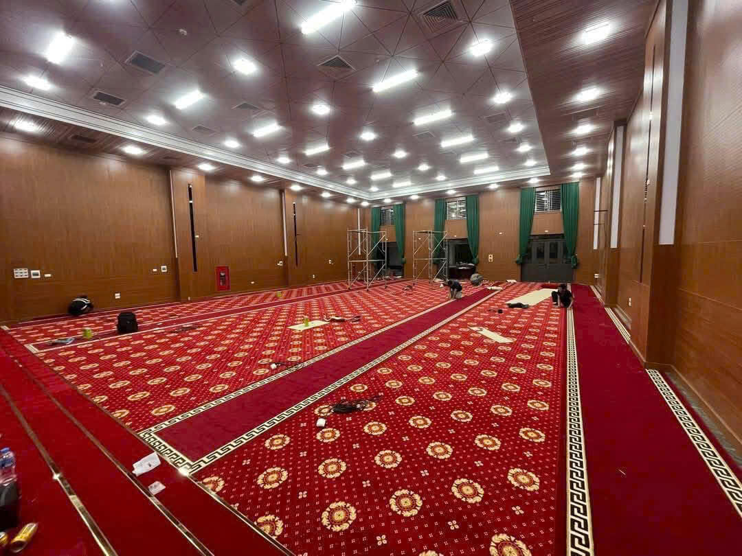 thảm đỏ hoa văn trải sự kiện, trung tâm hội nghị