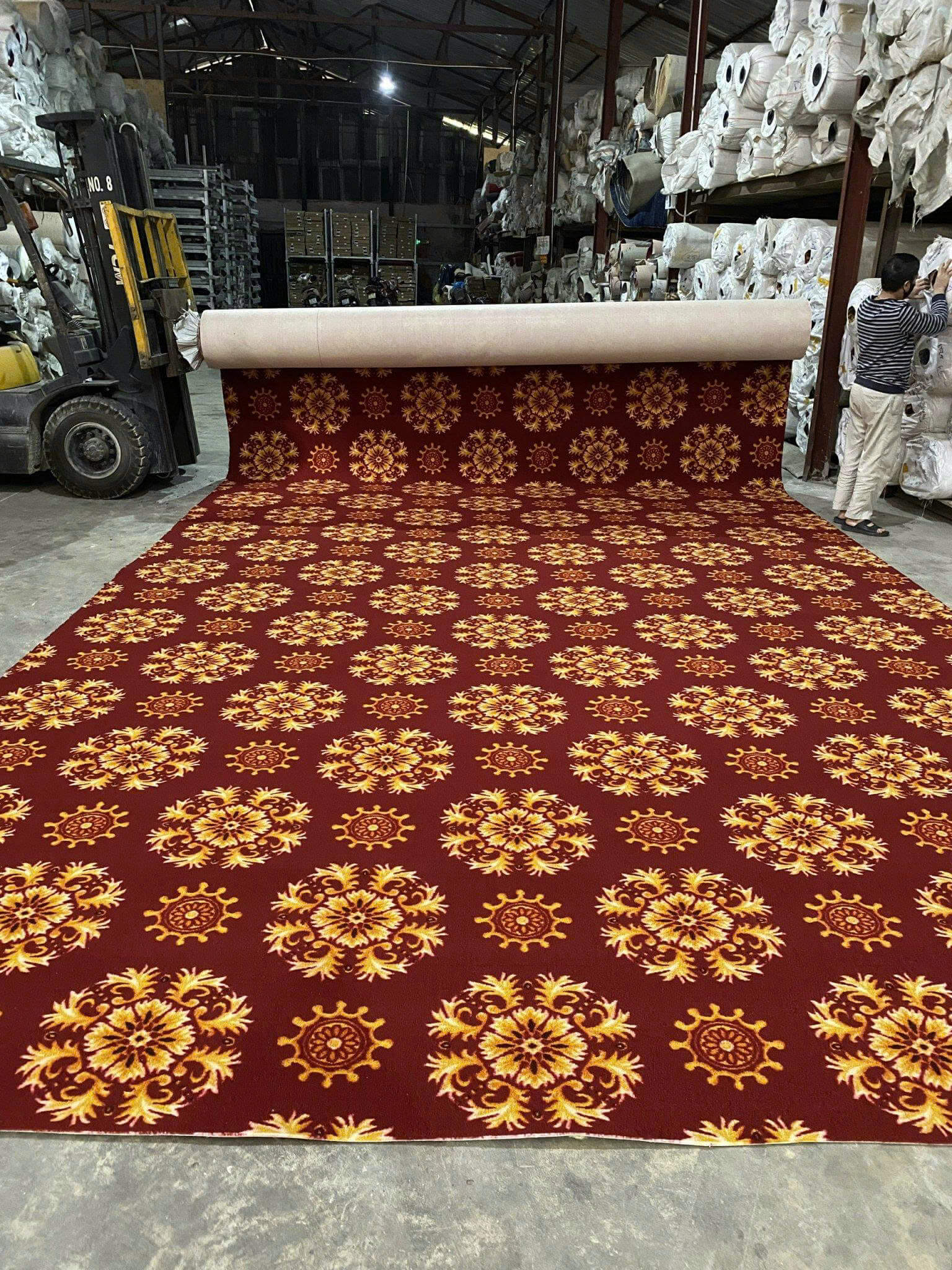 thảm hội trường hoa văn cao cấp