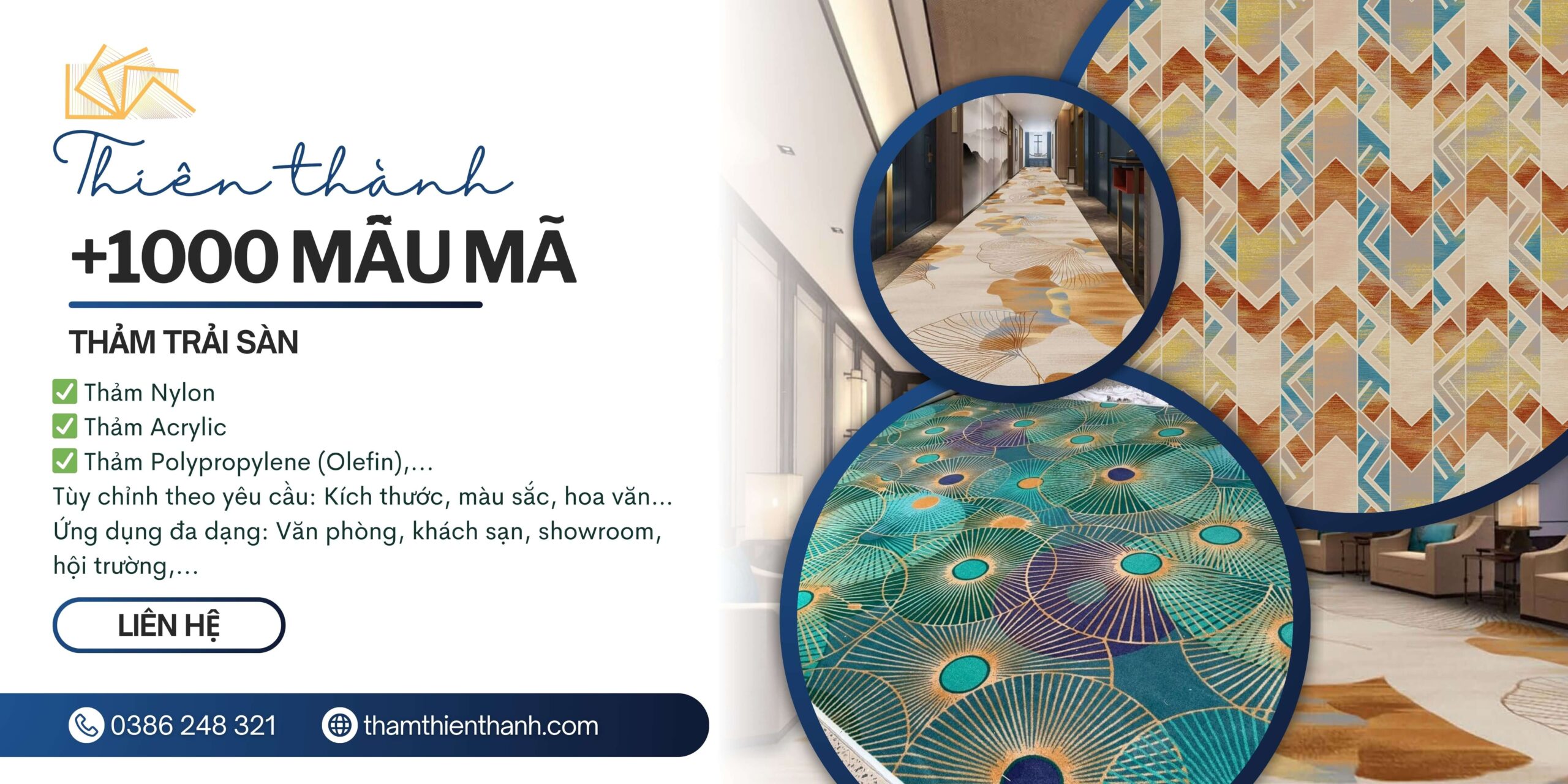Thiết Kế Thảm Hiện Đại -Thảm trải sàn khách sạn